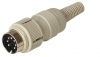 MAS 7100S wtyk kablowy z nakrętką (gwint M16x0.75), układ styków wg DIN 45 329, Hirschmann, 930688517, MAS7100S